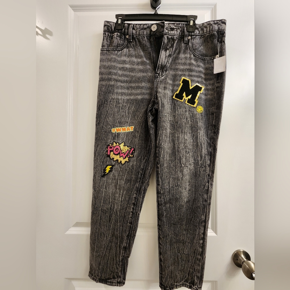 No Boundaries Black Acid Wash Super High-Rise Jeans